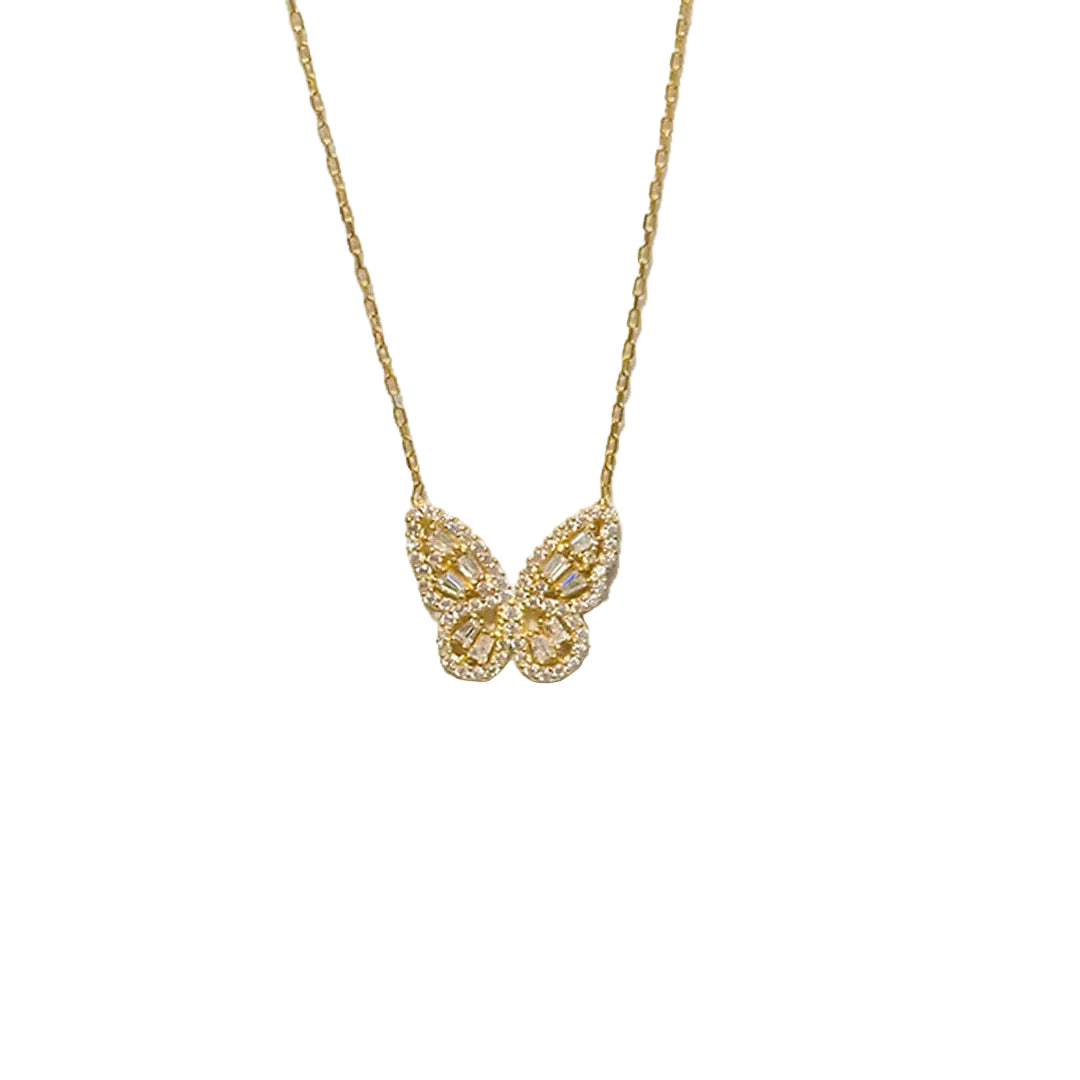 Butterfly Gold Necklace