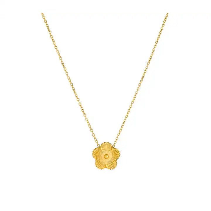 Collier Fleur en Or - Due le 24 novembre