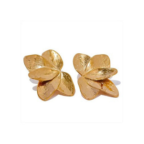 Gold Leaf 18K Earrings
