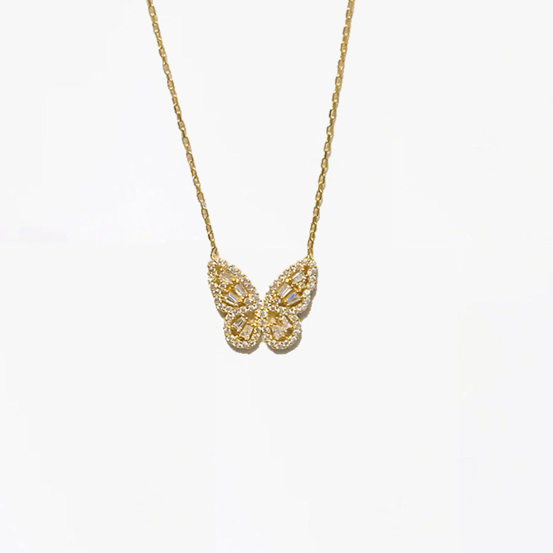 Butterfly Gold Necklace