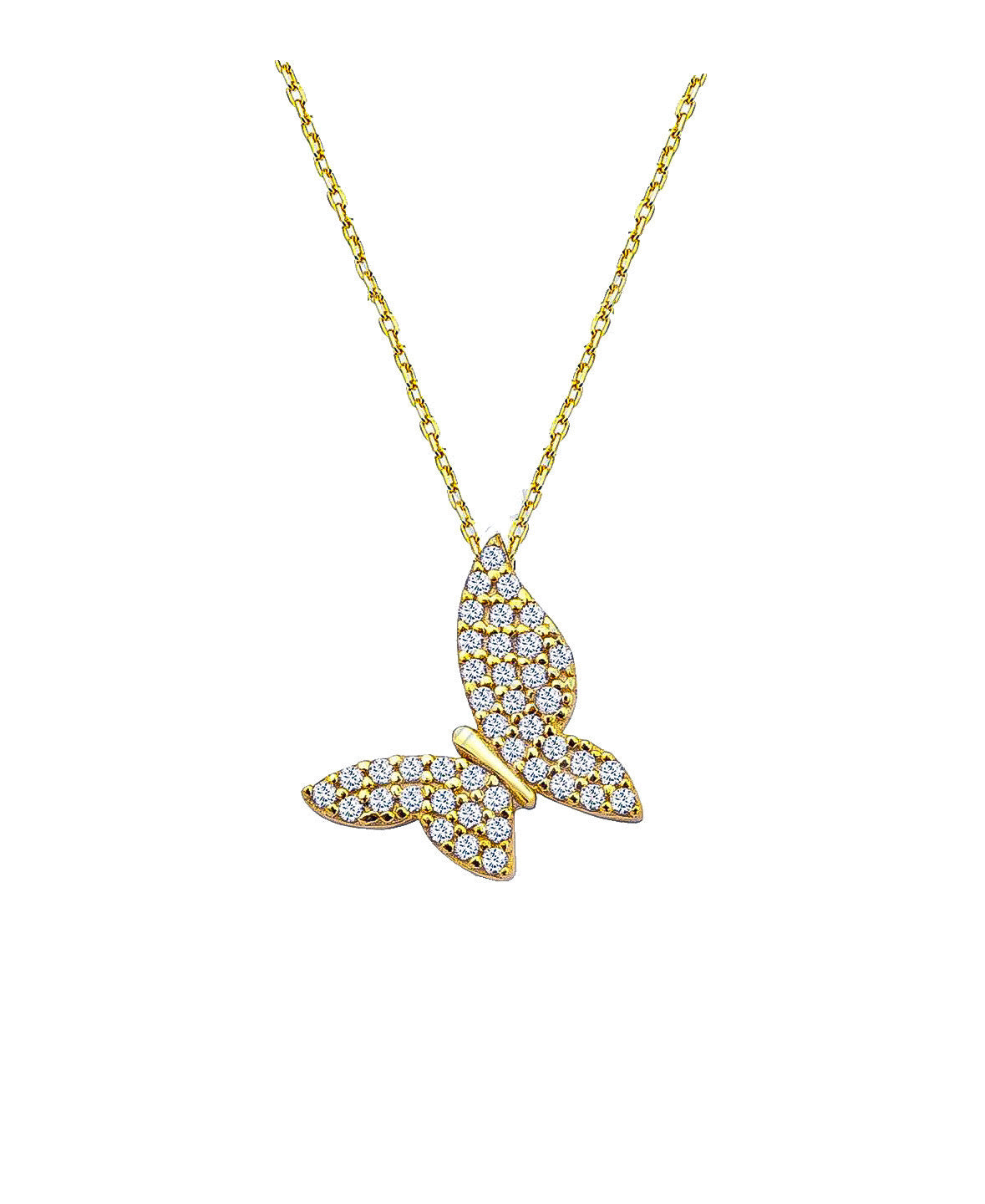 Butterfly Gold Necklace