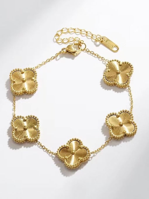 Gold Clover Bracelet