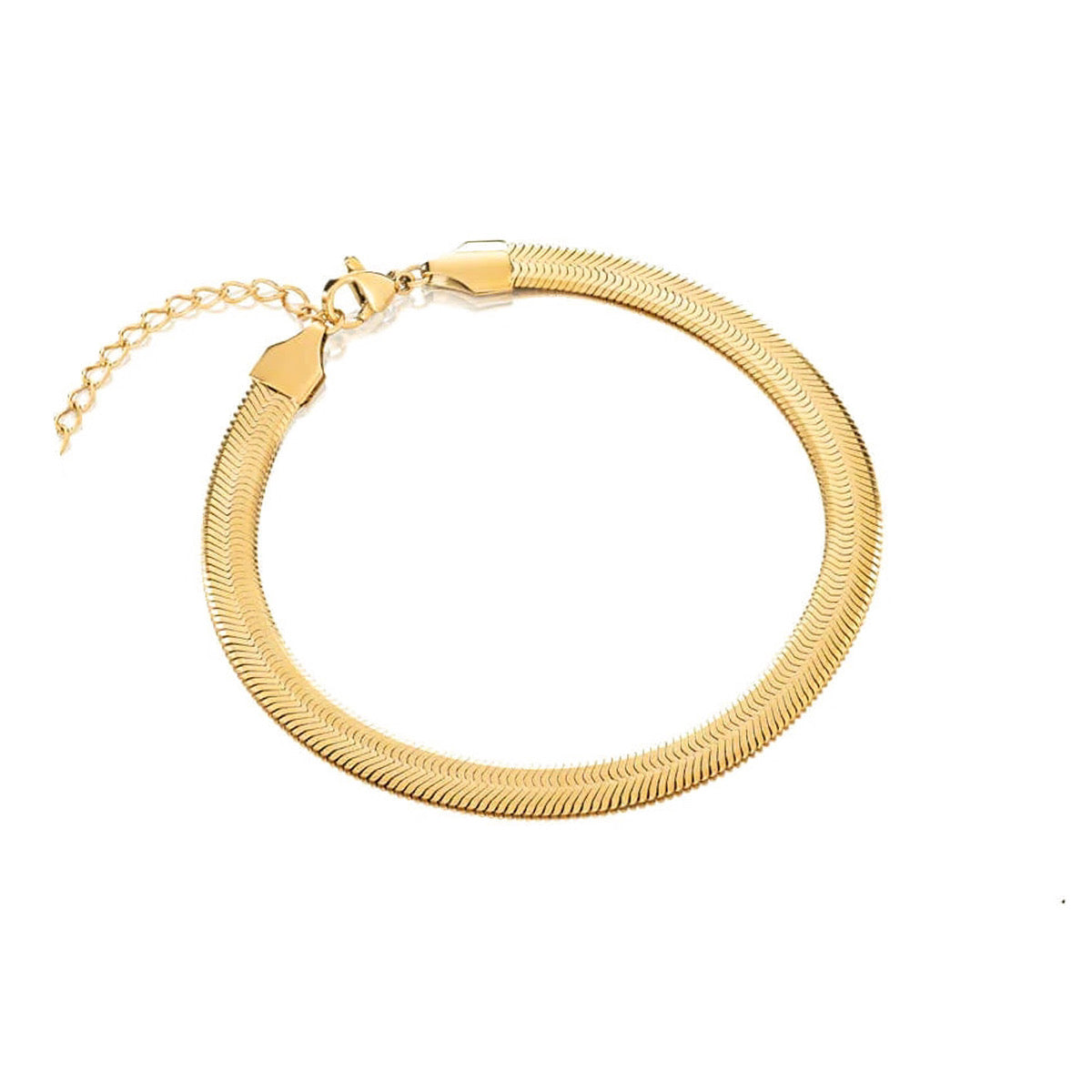 Herringbone Gold Bracelet