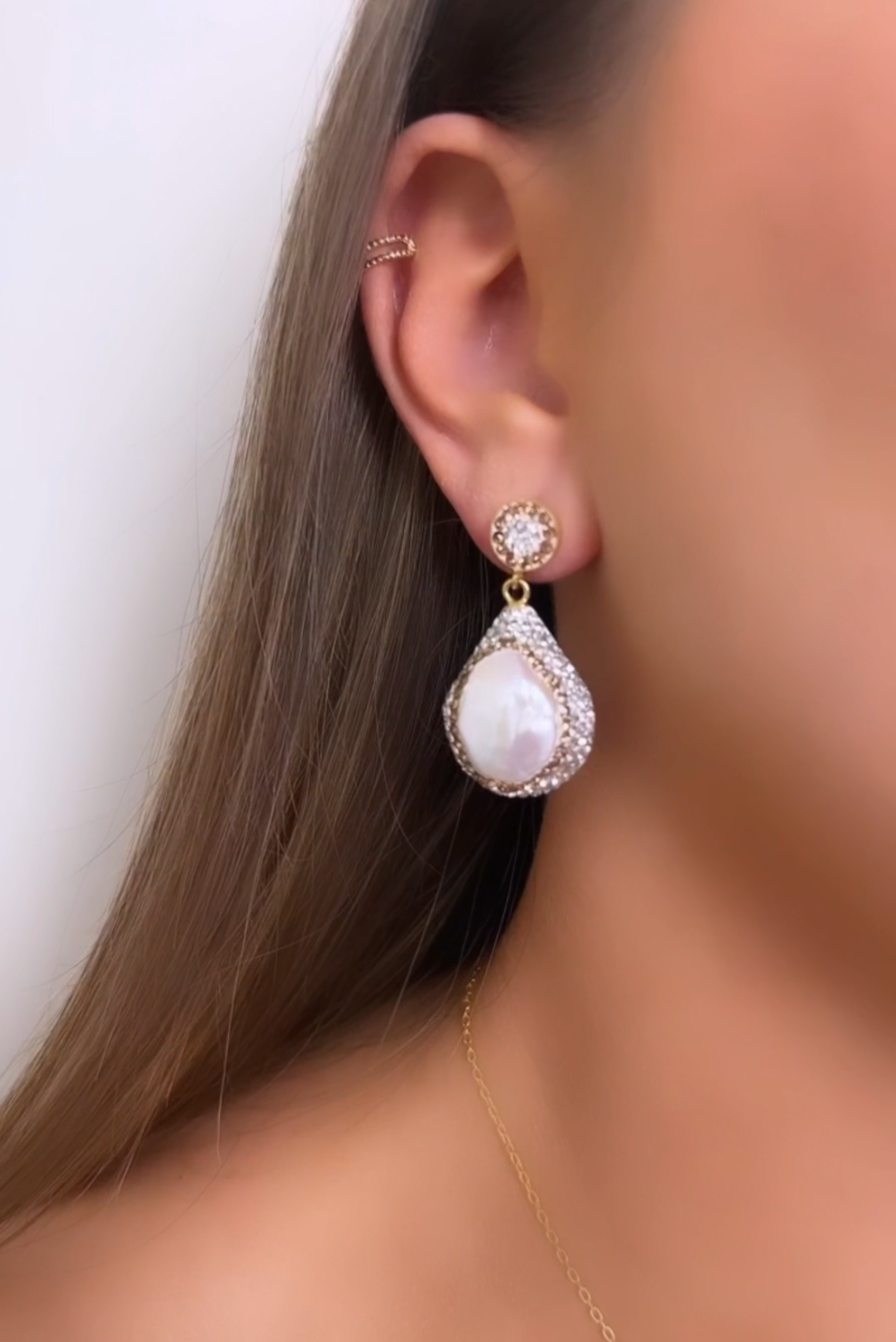 Baroque Pearl Earrings