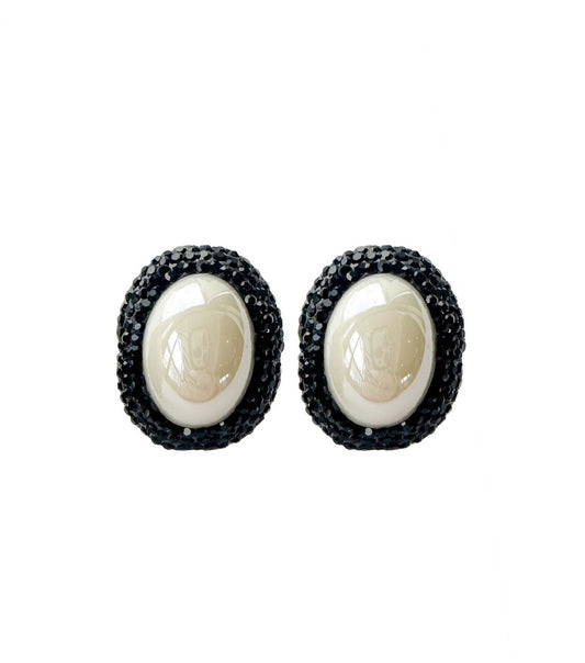 Pearl Mirage Stud Earrings