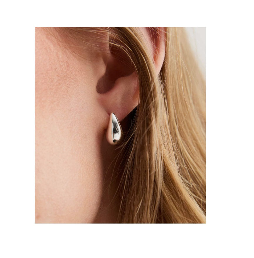 Darlyn Mini Silver Drop Earrings