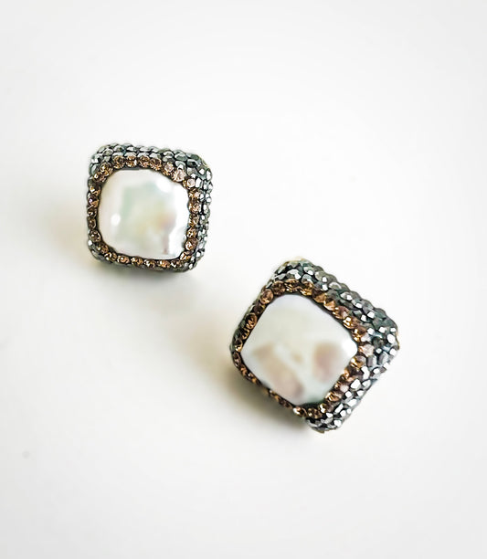 Pearl Stud Earrings