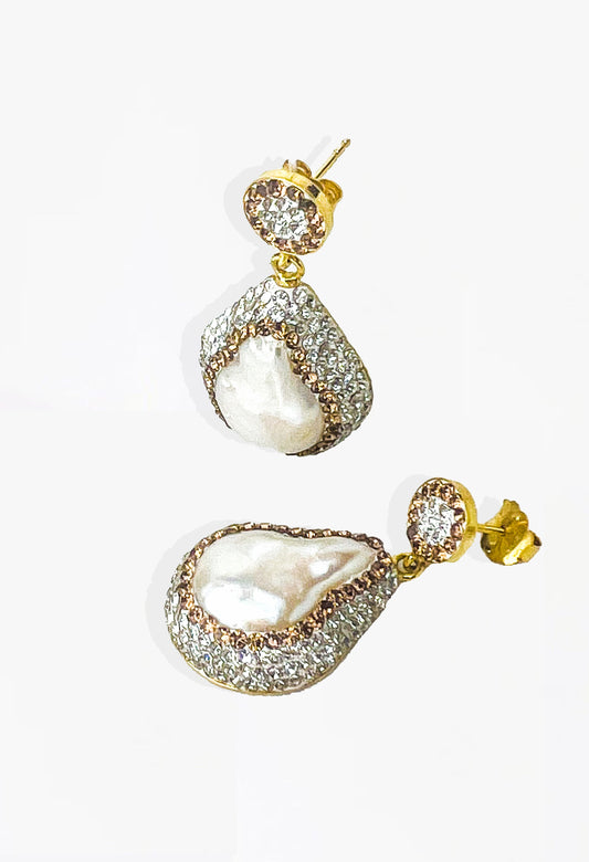 Baroque Pearl Earrings