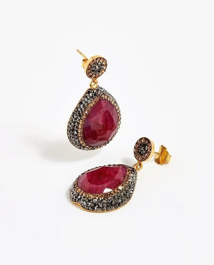 Ruby Earrings